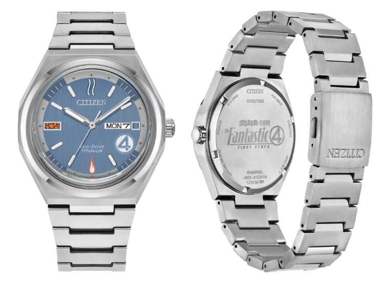 The Citizen Marvel The Fantastic Four Inspired Zenshin watch. (Image source: Citizen)