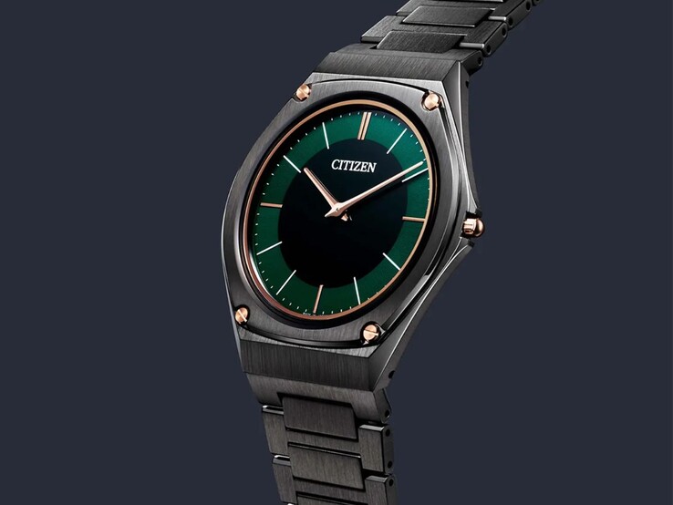 Remarkably slim 3.88mm case and integrated bracelet design.