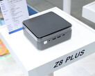 The ECS Z8 Plus apparently has support for both LPDDR5X and DRR5 RAM. Pictured: the mini PC. (Image source: Goldfries on YouTube)