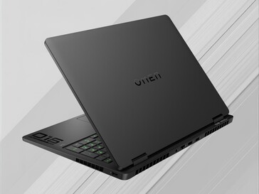 HP Omen 16 gaming laptop back cover at angle (Image source: HP)