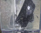 iPhone in a blender - battery not included. (Source: YouTube/University of Plymouth)