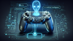 Sony&#039;s new technology uses camera technology and AI to predict player input. (Image source: DallE 3)