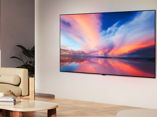 77-inch LG C4 OLED TV in a bright room (Image source: LG with edits)
