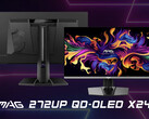 The MAG 272UP X24 is a cut-down version of the MPG 272URX in a few areas. (Image source: MSI)
