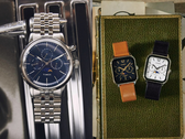 The Timex Marlin Moon Phase 40mm (left), and the MTP-M305L watches (right), pictured. (Image source: Timex/Casio)