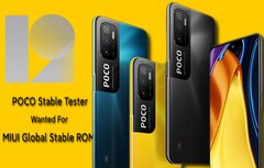 The POCO M3 Pro 5G smartphone has joined the list of POCO phones that are eligible for MIUI testing. (Image source: POCO - edited)