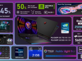The MSI Raider GE78 HX gaming laptop has been launched at CES 2023 (image via MSI)