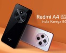 The Redmi A4 5G features a Qualcomm Snapdragon 4s Gen 2 processor (Image source: Redmi)