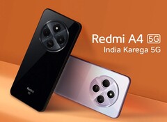 The Redmi A4 5G features a Qualcomm Snapdragon 4s Gen 2 processor (Image source: Redmi)