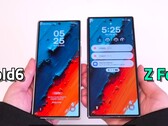 A hands-on video of a Samsung Galaxy Z Fold7 dummy, also compared directly to the predecessor. (Image source: TheSinza, Youtube)