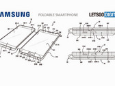 Samsung patent describes a double-display smartphone (Source: Letsgodigital)