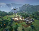 An image showing a town in Aven Colony.