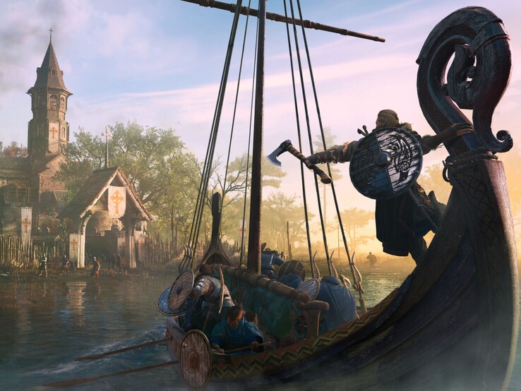 Assassin's Creed Valhalla: In this action RPG, players experience the Viking Age of the 9th century. (Source: Steam)