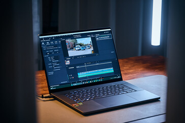 Performance not just for games: The G16 with the RTX 4070 laptop.