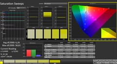CalMAN: Color saturation