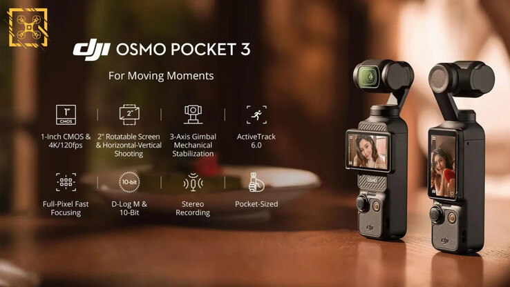 The DJI Osmo Pocket 3...