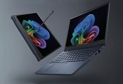 The new Dynabook V83/PA laptop features a minimal design with blue color way, and a keyboard that lacks a numpad.