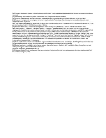 HP OmniBook X Flip 14 specifications (Source: HP)