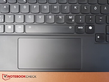 The narrow touchpad