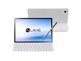 The tablet features a very minimal design in a gray colorway.
