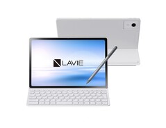 The tablet features a very minimal design in a gray colorway.