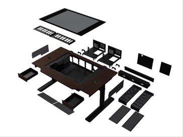 Exploded view of DK-07 Wood.