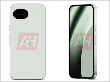 Render of Pixel 10a in its expected Fog colorway.