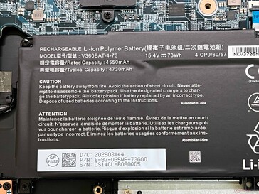 Battery information