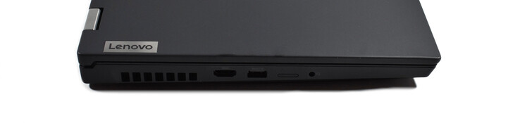 Left: HDMI, USB-A 3.0, micro SIM, 3.5-mm audio