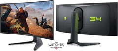 The Alienware AW3424DWF OLED monitor is a viable choice for demanding QHD gamers (Image: Dell)