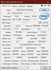 Lenovo ThinkPad L14 G2 - GPUz