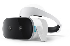 The Lenovo Mirage Solo standalone VR headset. (Source: Lenovo)