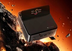 Machenike's latest mini PC has a Core i9 and foldable status display (Image source: Machenike)