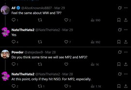 NateTheHate2 Metroid Prime and Zelda remasters X post (Image soure: screenshot, NateTheHate2 X account)