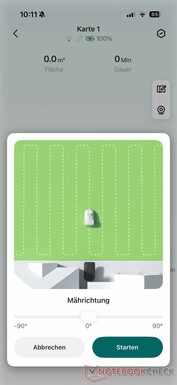 Determining the direction before mapping
