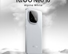 The iQoo Neo 10 in Alpine White colorway