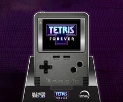 The collector&#039;s edition of Tetris Forever comes with a gaming handheld. (Image source: Digital Eclipse)