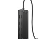 The HP USB-C Travel Hub G3 weighs just 63.5 g and measures 116 x 42 x 14 mm. (Image source: HP)
