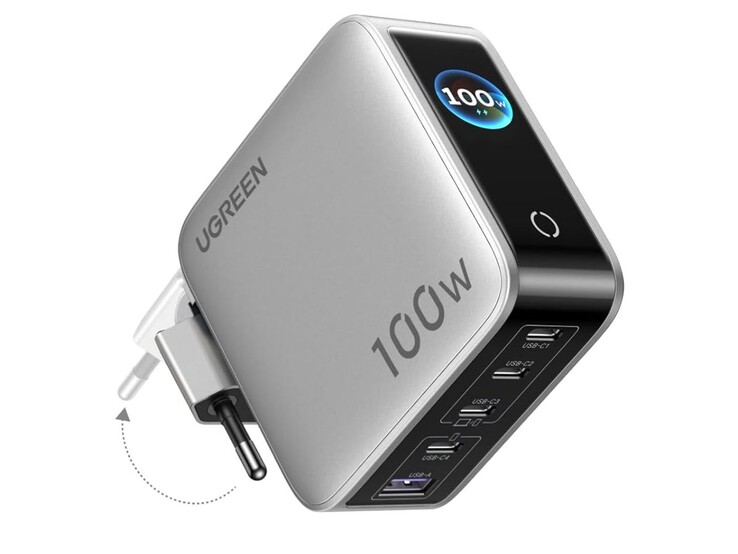 The Ugreen Nexode Pro 100W Charger with Smart Display
