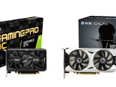 These new GTX 1650 cards are based on either the TU116 or TU106 GPUs. (Image source: GALAX & Palit)