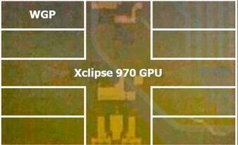 The leaked Xclipse 970 as appeared in the dieshot