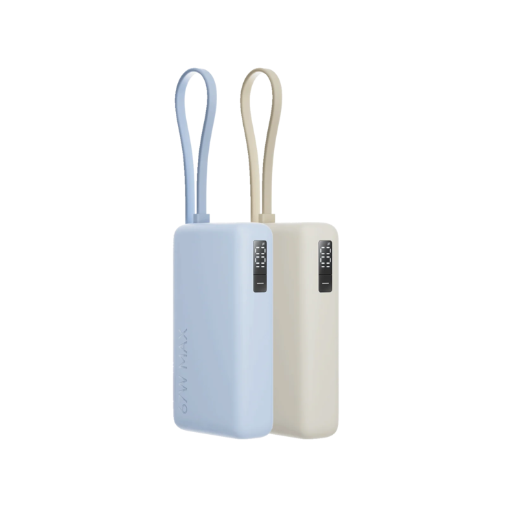 The Xiaomi 67W Power Bank 10000 (Integrated Cable). (Image source: Xiaomi)