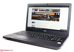 In review: Fujitsu LifeBook A557. Test model provided by Fujitsu Germany