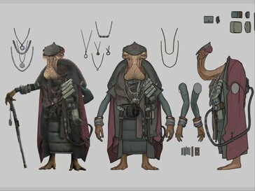 Alleged leaked image of a character named Jotraaaz Kammzzzek from Star Wars Eclipse. (Image source: MP1st)