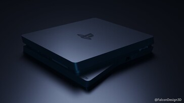 X-shaped PS5. (Image source: @FalconDesign3D)