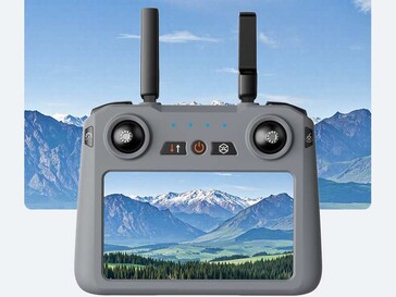 A remote control with a touchscreen is included. (Image source: Lyzrc)