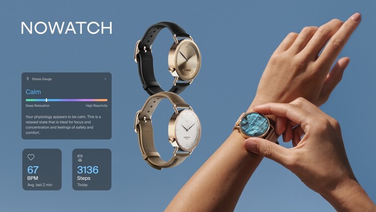 NOWATCH health tracker can gently remind you to stay in balance through discrete vibrations. (Source: NOWATCH)