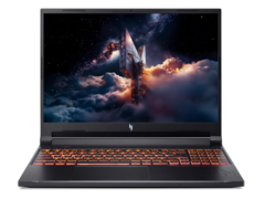 The Acer Nitro V 16 AI (ANV16-42) weighs 2.44 kg (5.38 lbs.). (Image source: Acer)