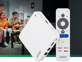 Acer has corrected the specs of the 4K UHD Google TV Box. Pictured: a promotional picture of the device. (Image source: Acer)