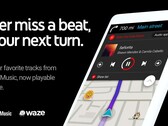 YouTube Music can now be used from within Waze. (Source: Google)